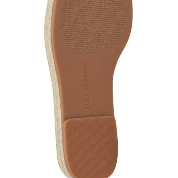 Brand new,Nordstrom Lucky Brand Gayte Jute Platform Sandals 7.5, 10, 6.5 - Picture 3 of 3